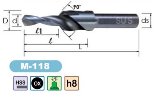 Sink & Step Drills For Screw Thread